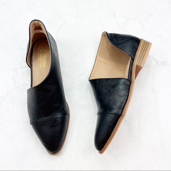 [Catherine Malandrino] Classic Black Cut-Out Flats